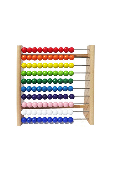 Toyska Numaratoare din lemn, Abac, bile colorate