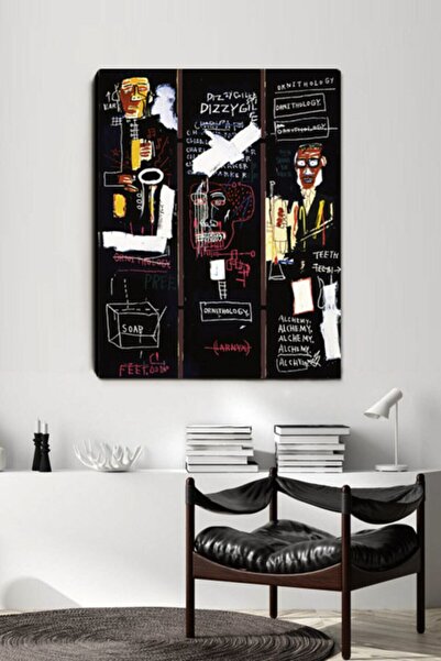 ColorVision Horn Players 1983 Jean Michel    Kanvas Tablo