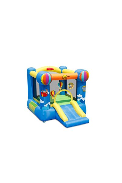 Happy Hop Party Clouds inflatable mattress with jumping area and slide