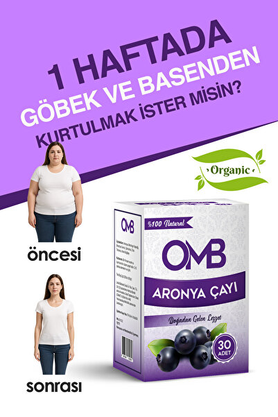 OMB Zayıflamak kilo vermeye yardımcı Özel Karışımlı Detox Etkili Doğal İçerikli Bitkisel Çayı