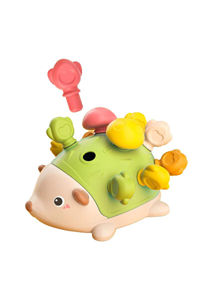 Sobebear Jucarie motricitate si sortare culori Ariciul Sobebear, verde