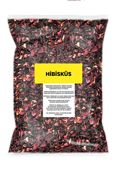 BY ORGANİK شاي الكركديه 100 جرام (مجفف طبيعياً، بدون إضافات)