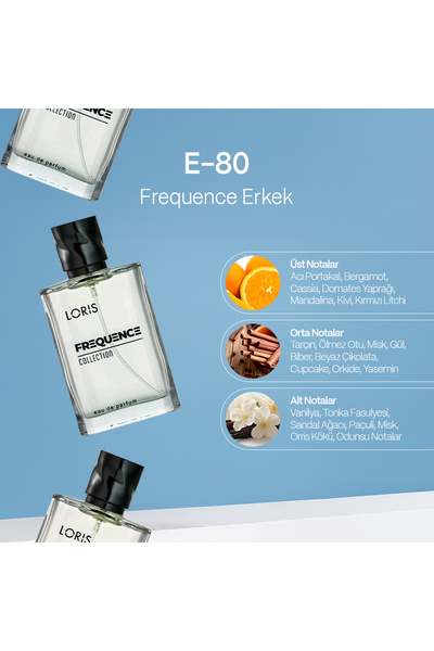 Loris E-80 Frequence Erkek Edp Parfüm 50 ml | Meyve & Narenciye