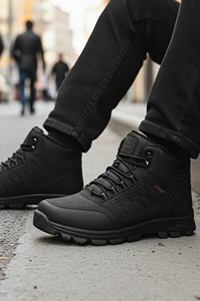 Giyyin Μαύρες Unisex Μπότες εξωτερικού χώρου Stpx8