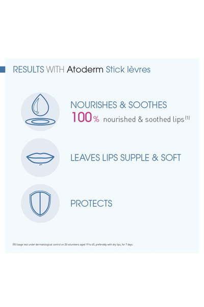 Bioderma Atoderm Stick Levres Lip Balm - 4g