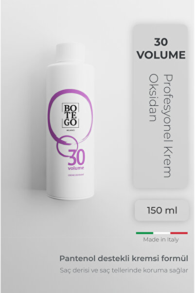 botegohair Profesyonel Krem Oksidan 9% | 30 Volume 150 ml