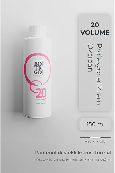 botegohair Profesyonel Krem Oksidan 6% | 20 Volume 150 ml