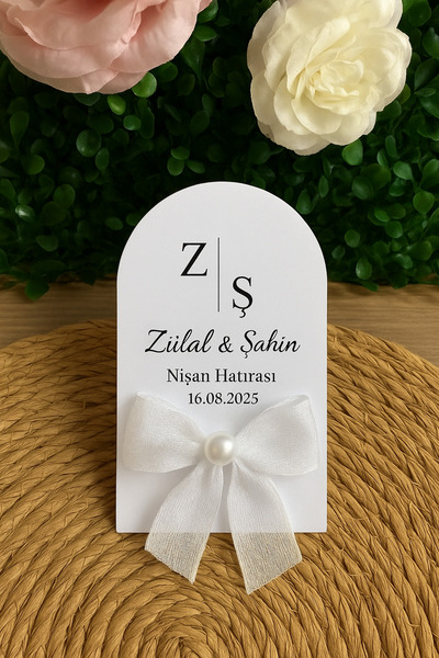 YD STORE UV Baskı Pleksi Magnet Söz, Nişan, Nikah, Düğün, Kına 10 Adet