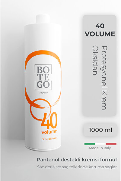 botegohair Profesyonel Krem Oksidan 12% | 40 Volume 1000 ml