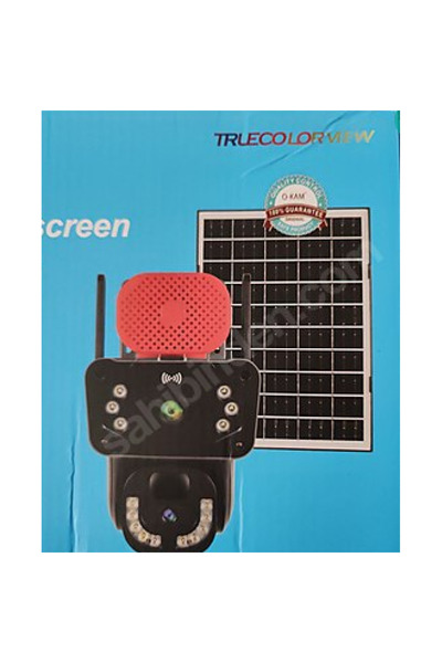 O-KAM PRO O-kam-3815 4g 6mp Dual Lens Solar Ptz Güneş Panelli Kamera