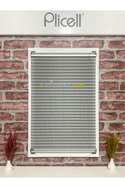 IŞILTI Perde Sistemleri Plicell Plise Perde Merit - 06 Desenli Gri