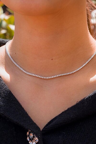 Crystal Diamond Zirconia 0,10 Carat Su Yolu Kolye