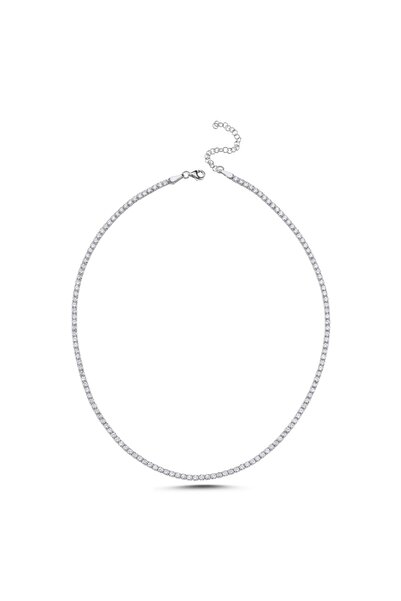 Crystal Diamond Zirconia 0,10 Carat Su Yolu Kolye