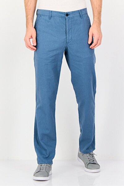 Dockers Men Slim Fit Solid Chino Pants, Blue