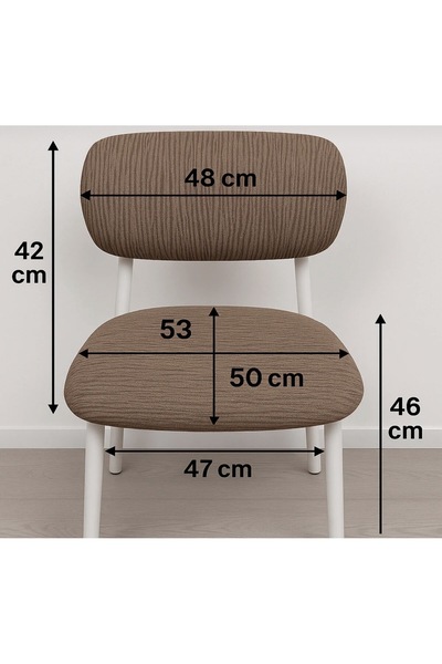 ÖZMAKAN Bohem sandalye örtüsü,yeni model sandalye kılıfı 1 adet