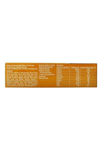 Redoxon Pro 15 Efervesan Tablet 8699546020492