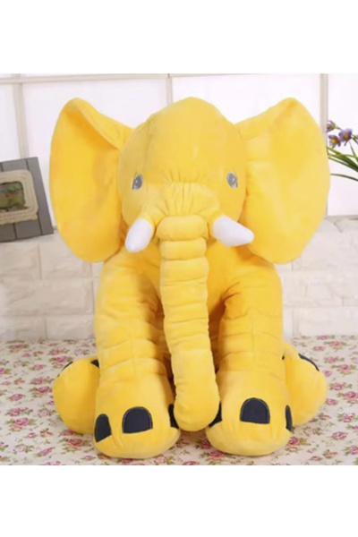 Pandamkee Uyku Arkadaşım Fil - 2.kalite.Büyük Yumuşak Peluş Fil 65 Cm