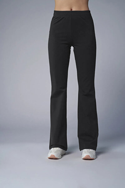 bilcee Peak Жіночі темно-сірі брюки з високою талією та розкльошеними штанинами 7028