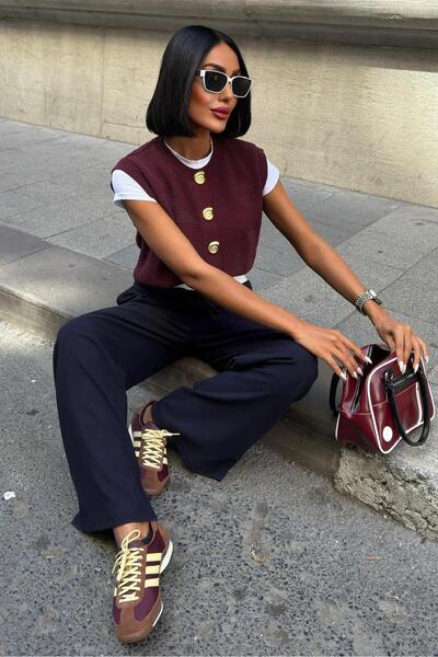 Lijuri Брюки з гумовою талією та деталями 0087