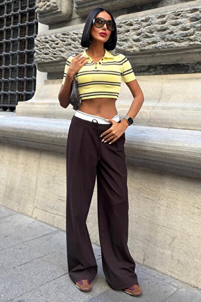 Lijuri Kalhoty s elastickým detailem, pohodlné 0087