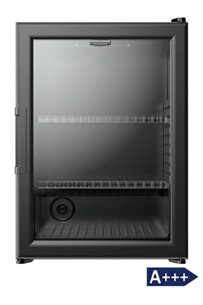 Elektromarla INV-MC-45 All Black Edition 45 lİTRE Inverter Kompresörlü Camlı Minibar Mini Buzdolabı