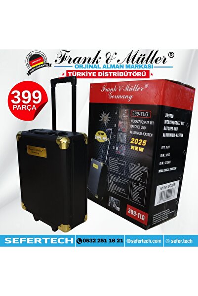 Frank & Müller Germany (TÜRKİYE'de Tek) Tam Profesiyonel 399 Parça Lokma El A...