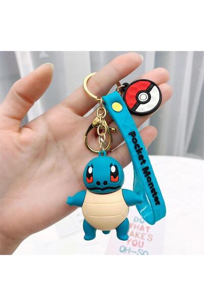 Köstebek أنيمي بوكيمون - سلسلة مفاتيح من السيليكون سكويرتل