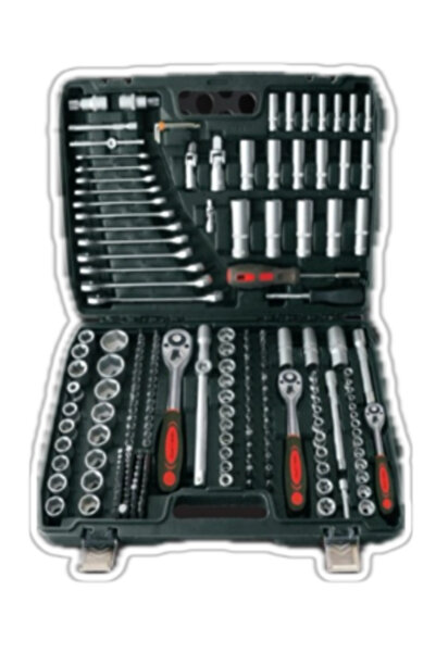 Frank & Müller Germany Tam Profesiyonel 216 Parça Lokma Anahtar Takımı Tam Set 1/2-3/8-1/4