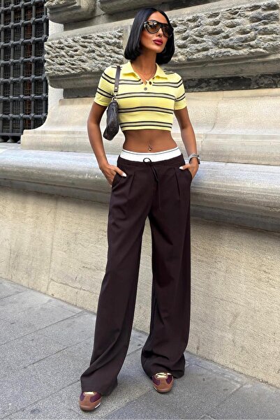 Lijuri Kalhoty s elastickým detailem, pohodlné 0087