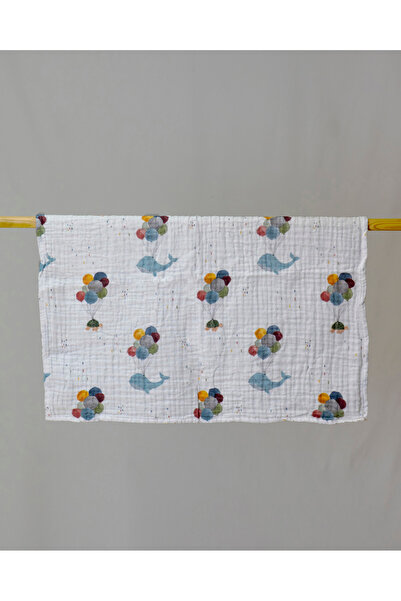 Mimiko طقم غطاء من الموسلين مكون من طبقتين 100% قطن فائق النعومة، يسمح بمرور ...