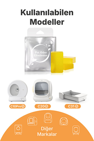 UBPet Akıllı Kedi Tuvaletleri Koku Giderici Jel | Odor Eliminator Ferahlatıcı...