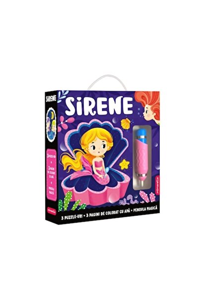 Editura Kreativ Educational Game, Editura Kreativ, Mermaids, Ages 3-7, Cardboard