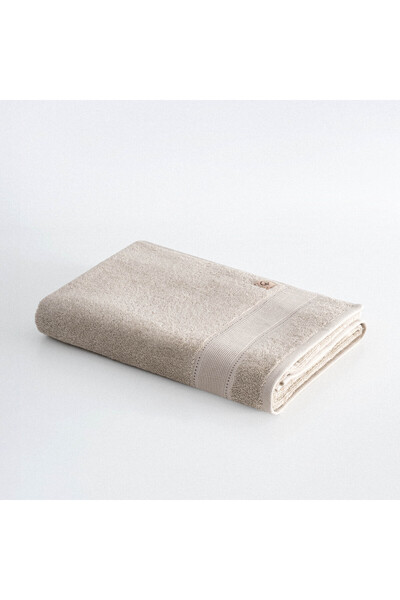 Ecocotton Lida Bath Towel 100% Organic Cotton Hole Work Beige 80X150 cm