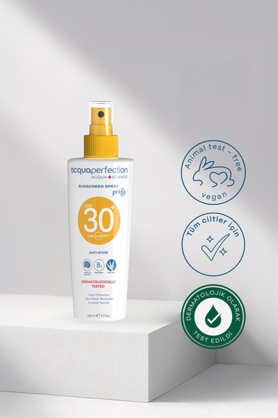 Acqua Perfection ACQUA PERFECTİON GÜNEŞ KORUYUCU SPREY SPF30 200ML UVA UVB KO...