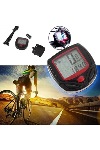 PROCART Digital bicycle odometer, 13 functions, LCD display, CR2032 battery