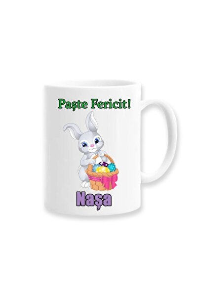 OEM Cană personalizată pentru nașă cu mesajul „Paște fericit nașă”, Betaprint...