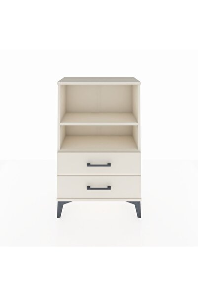 Dienni Arges Komodin 2 Raflı 2 Çekmeceli 60x30x96 Aytaşı-Aytaşı