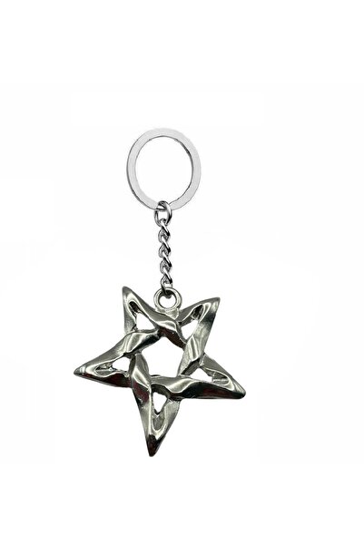 Herşey Nota Breloc unisex cu pentagramă – accesoriu special cu design gotic, mistic și spiritual