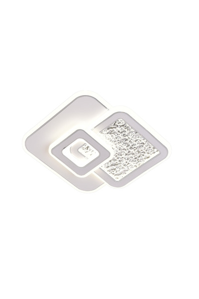 ALC-Shop Lustra LED KOMPACTO 36W, 3 Patrate, lumina Rece/Calda/Neutra, Alb