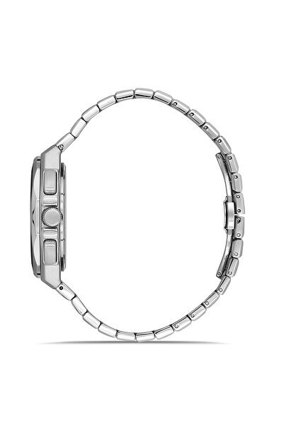 FERRO Silver Steel Band Men's Wristwatch Fm43024A-A4 All Functions Active 3Atm Water Resistant