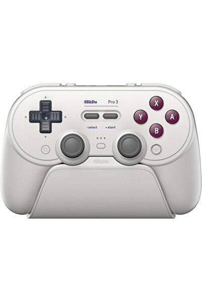 8Bitdo Pro 3 TMR Joystick HallEffect Triggers Bluetooth Controller Switch 2 Kablosuz Oyun kolu