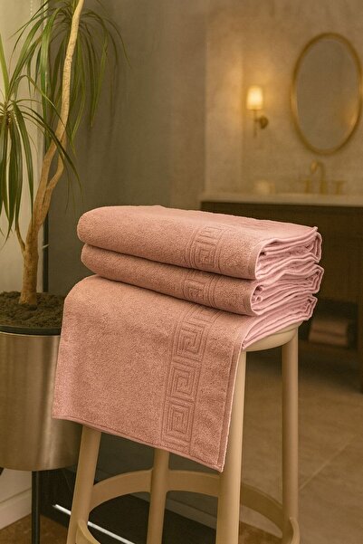 HORECA PAPATYA Set 3 prosoape Turcesti cu model grecesc