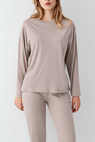 Arnetta Kadın Düz Renk Pijama Takım, %50 modal %50 pamuk