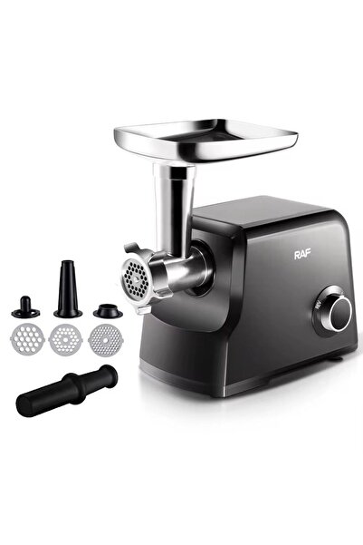 hoffmans Multifunctional Electric Mincer - 2000W, 3 Screens, Meat, Sausage Accessories, Motor