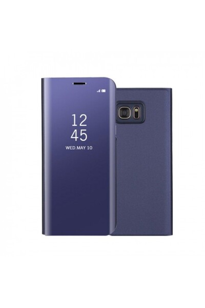 Samsung Husa Galaxy S8 Flip Cover Oglinda Violet