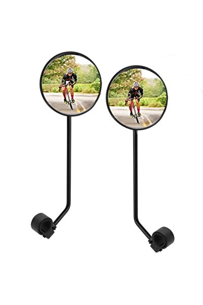 PROCART Bicycle rearview mirrors, left-right, clamp mounting, 360 degree rotation
