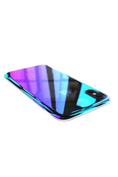 Flippy Husa Apple iPhone X Galvanizare Albastru