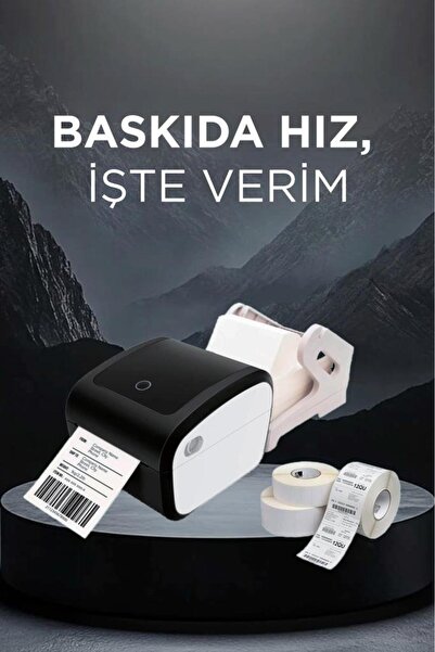 Torima طابعة TLP-423X سوداء متوافقة مع طابعات الإيصالات الحرارية وطابعات الباركود وطابعات العناوين والملصقات والتجار