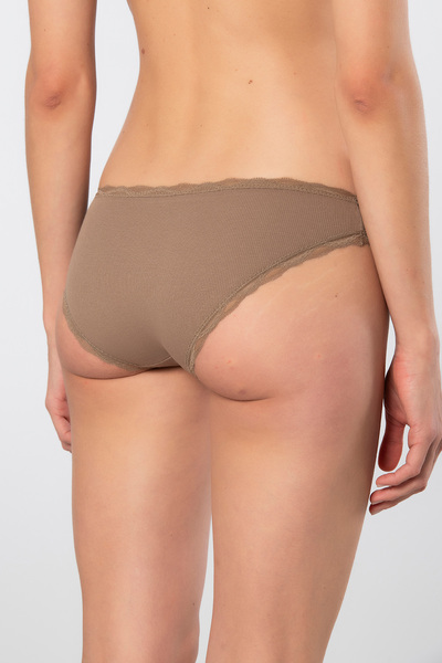 TÜREN 928 Chiloți de bikini din dantelă din lycra pentru femei, pachet de 2