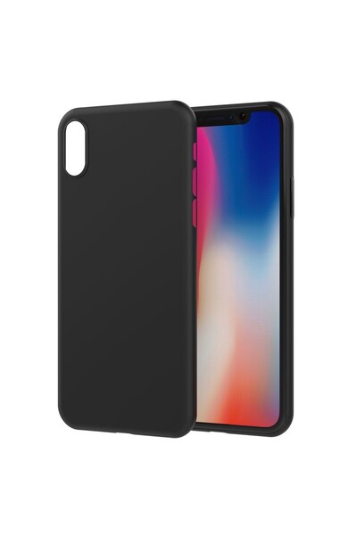 Apple Мек TPU калъф за iPhone X, черен